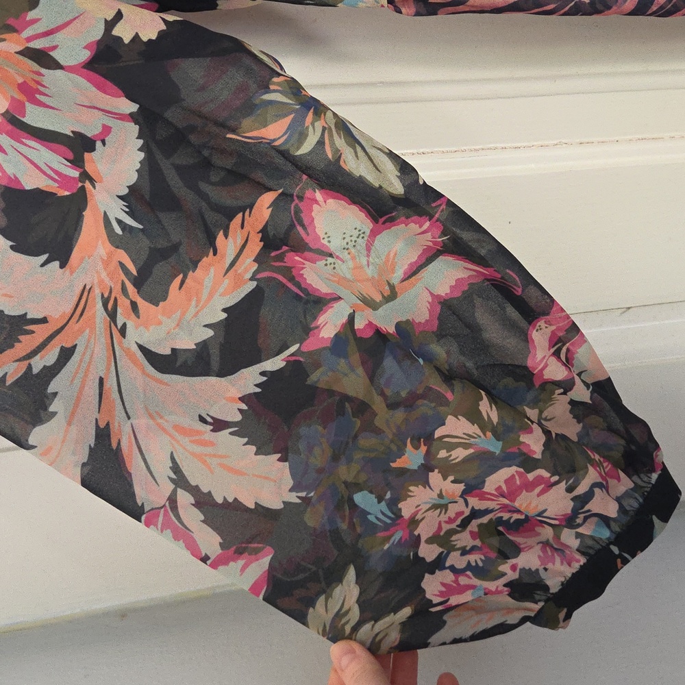 Soft Surroundings Sheer Buttondown Duster Dress - Picture 8 of 10